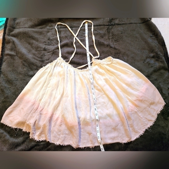 Ecote‎ Boho style ombre pink/white tank size M - Picture 2 of 6